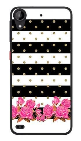 Foto Case HTC DESIRE 530 paski kwiatki kropki