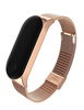 Opaska pasek bransoleta Milanese z zapięciem BAND XIAOMI MI Band 8 / 9 rose gold