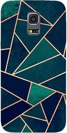 Etui ROAR JELLY geometria turkus na Samsung Galaxy S5