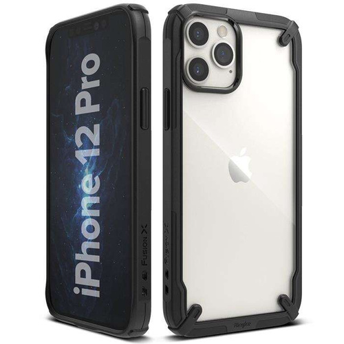 Etui pancerne RINGKE FUSION X IPHONE 12/12 PRO BLACK