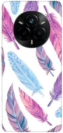 Foto Case Realme 14 PRO PLUS 5G fioletowe piórka