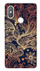 Etui IPAKY Effort art deco złote na Xiaomi Mi 8 SE +szkło hartowane