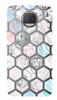 Boho Case Motorola Moto G5s Plus marmurowe sześciokąty