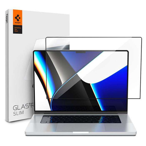 SZKŁO HARTOWANE SPIGEN GLASS FC MACBOOK PRO 14 2021-2023 BLACK