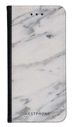 Portfel Wallet Case Motorola Moto Edge 50 Fusion szary marmur