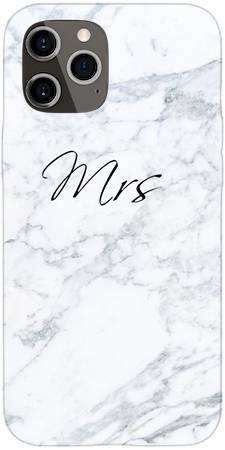 Etui na ślub mrs marmur na Apple iPhone 12 / iPhone 12 PRO