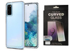 Etui pancerne SPIGEN ULTRA HYBRID Samsung Galaxy S20 CRYSTAL CLEAR +szkło UV