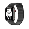 Opaska pasek LEATHERLOOP APPLE Watch 1/2/3/4/5/6/7/8/9/10/Ultra 1/2/SE 42/44/45/46/49mm BLACK