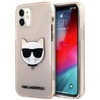 Karl Lagerfeld KLHCP12SCHTUGLGO iPhone 12 mini 5,4" złoty/gold hardcase Glitter Choupette