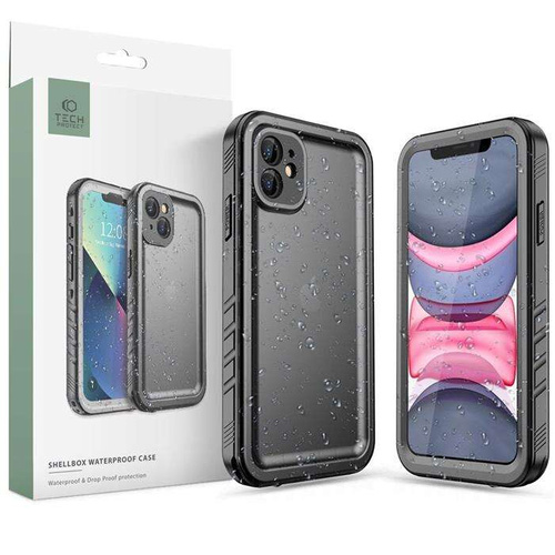 ETUI TECH-PROTECT SHELLBOX IP68 IPHONE 11 BLACK