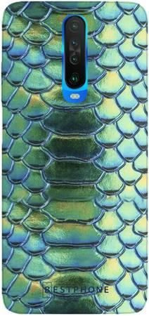 Etui holograficzna skóra węża na Xiaomi Redmi K30 / Pocophone X2