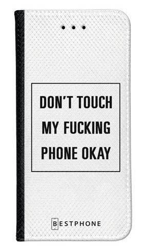 Portfel Wallet Case Samsung Galaxy M10 don't touch my phone