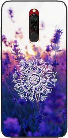 Etui szklane GLASS CASE kwiatowa mandala Xiaomi Redmi 8 