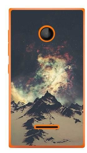 Foto Case Microsoft Lumia 435 zorza nad górami