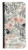 Portfel Wallet Case LG K11 / K10 2018 szare kwiaty