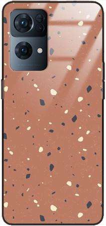 Etui szklane GLASS CASE ceglane lastryko Oppo Reno 7 PRO 5G 
