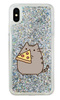 Etui koteł z pizzą brokat na Apple iPhone XS Max V2