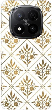 Foto Case Xiaomi Redmi NOTE 14 PRO 5G / Poco X7 5G złoty prostokątny wzór