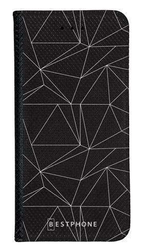 Portfel Wallet Case Motorola Moto G34 5G trójkątny wzór biały
