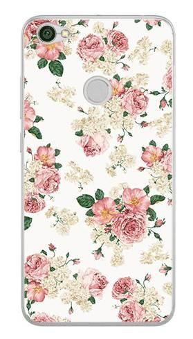 Foto Case Xiaomi Redmi Note 5a Prime beżowe kwiatki