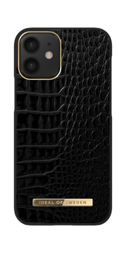 [NZ] iDeal of Sweden Atelier - etui ochronne do iPhone 12 mini (Neo Noir Croco)
