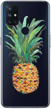 Boho Case OnePlus Nord N10 5G kolorowy ananas