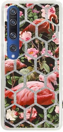 Brokat Case Xiaomi Mi10 / Mi10 PRO kwiatowe sześciokąty