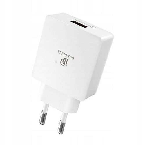 Dux Ducis C30 ładowarka sieciowa zasilacz USB Quick Charge 3.0 biały