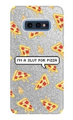 Etui Brokat SHINING I'm slut for pizza na Samsung Galaxy S10e