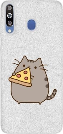 Etui Brokat SHINING koteł z pizzą na Samsung Galaxy M30