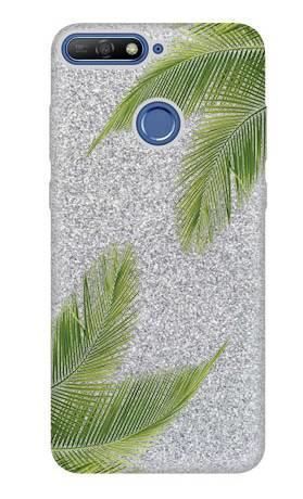 Etui Brokat SHINING liście palmowe na Huawei Y6 2018 Prime