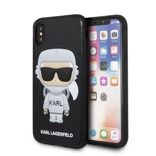 Etui Karl Lagerfeld KLHCPXKSCO iPhone X hardcase czarny/black Karl Space Cosmonaut