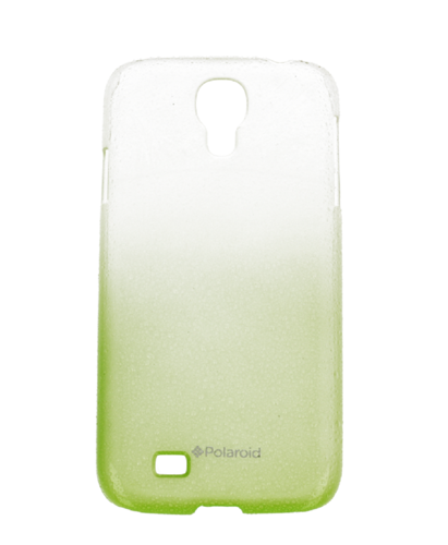 Etui Polaroid hard Samsung S4 water drops zielone