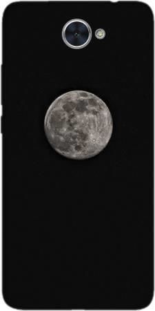 Etui ROAR JELLY czarny księżyc na Huawei Y7