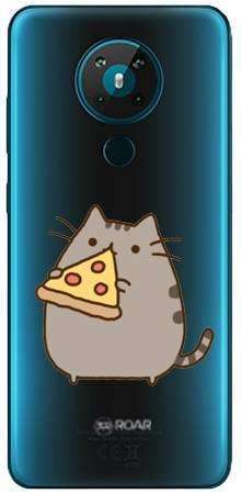 Etui ROAR JELLY koteł z pizzą na Nokia 5.3