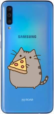 Etui ROAR JELLY koteł z pizzą na Samsung Galaxy A70
