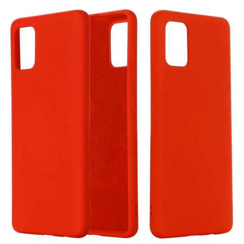 Etui SAMSUNG GALAXY A31 Silicone case elastyczne silikonowe czerwone
