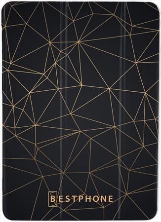 Etui SMARTCASE PC złota geometria na Huawei Matepad T8 8”