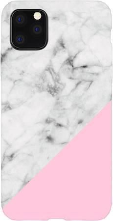 Etui SPIGEN Liquid Crystal biały marmur z pudrowym na Apple IPhone 11 PRO