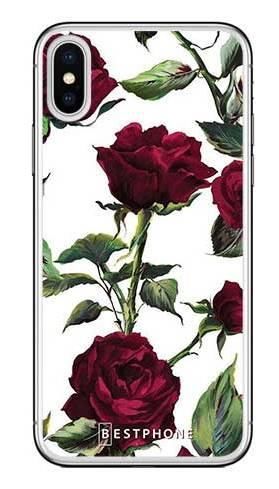 Etui czerwone róże na Apple iPhone XS Max