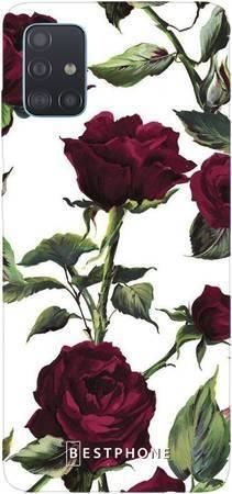 Etui czerwone róże na Samsung Galaxy A71