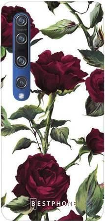 Etui czerwone róże na Xiaomi Mi10 / Mi10 PRO