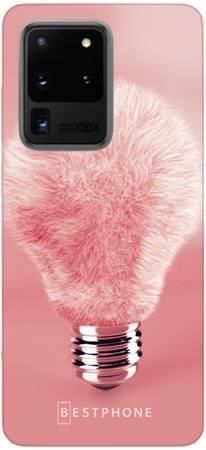 Etui futrzasta żarówka na Samsung Galaxy S20 Ultra