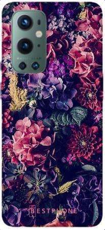 Etui kwiatowa kompozycja na OnePlus 9