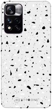 Etui lastriko czarno-białe na Xiaomi Redmi NOTE 11 PRO+ / Poco X4 NFC
