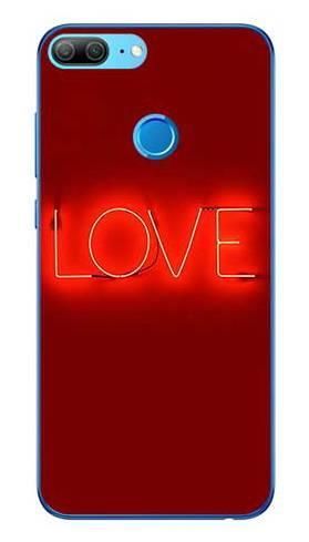 Etui na walentynki love neon na Huawei Honor 9 Lite