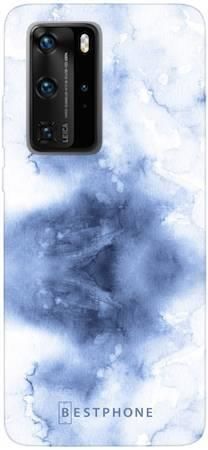 Etui niebieska akwarela na Huawei P40 PRO