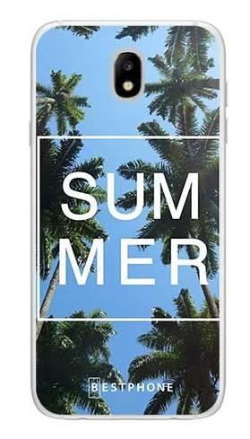 Etui palmy summer na Samsung Galaxy J7 2017 J730