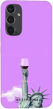 Etui posąg z winem na Samsung Galaxy A34 5G