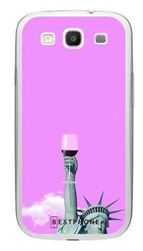 Etui posąg z winem na Samsung Galaxy S3